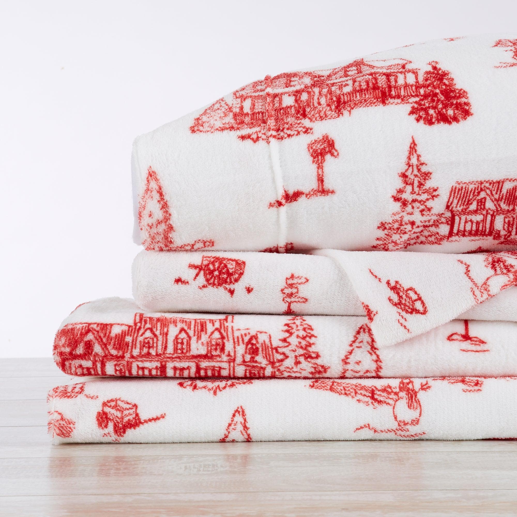 Printed Plush Sheet - Velvet Luxe Collection Great Bay Home