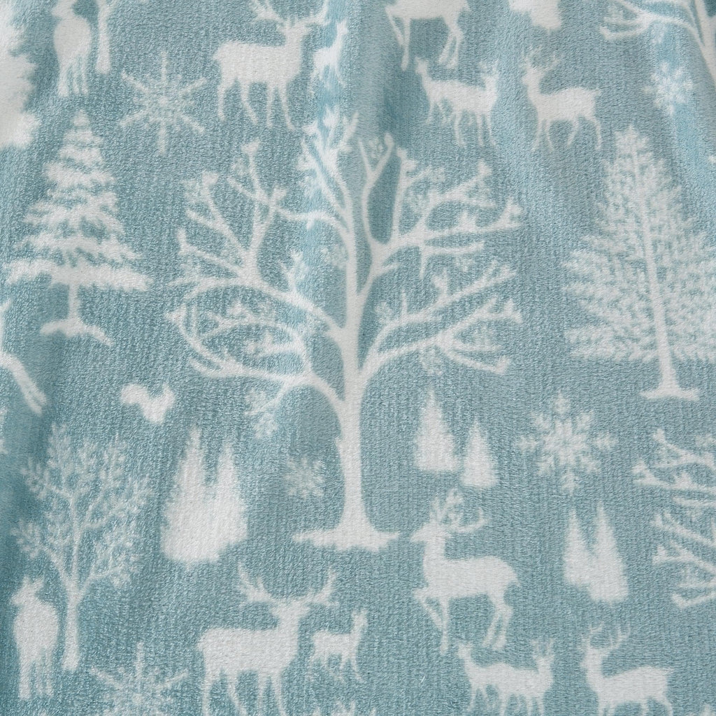 Printed Plush Sheet - Velvet Luxe Collection Great Bay Home