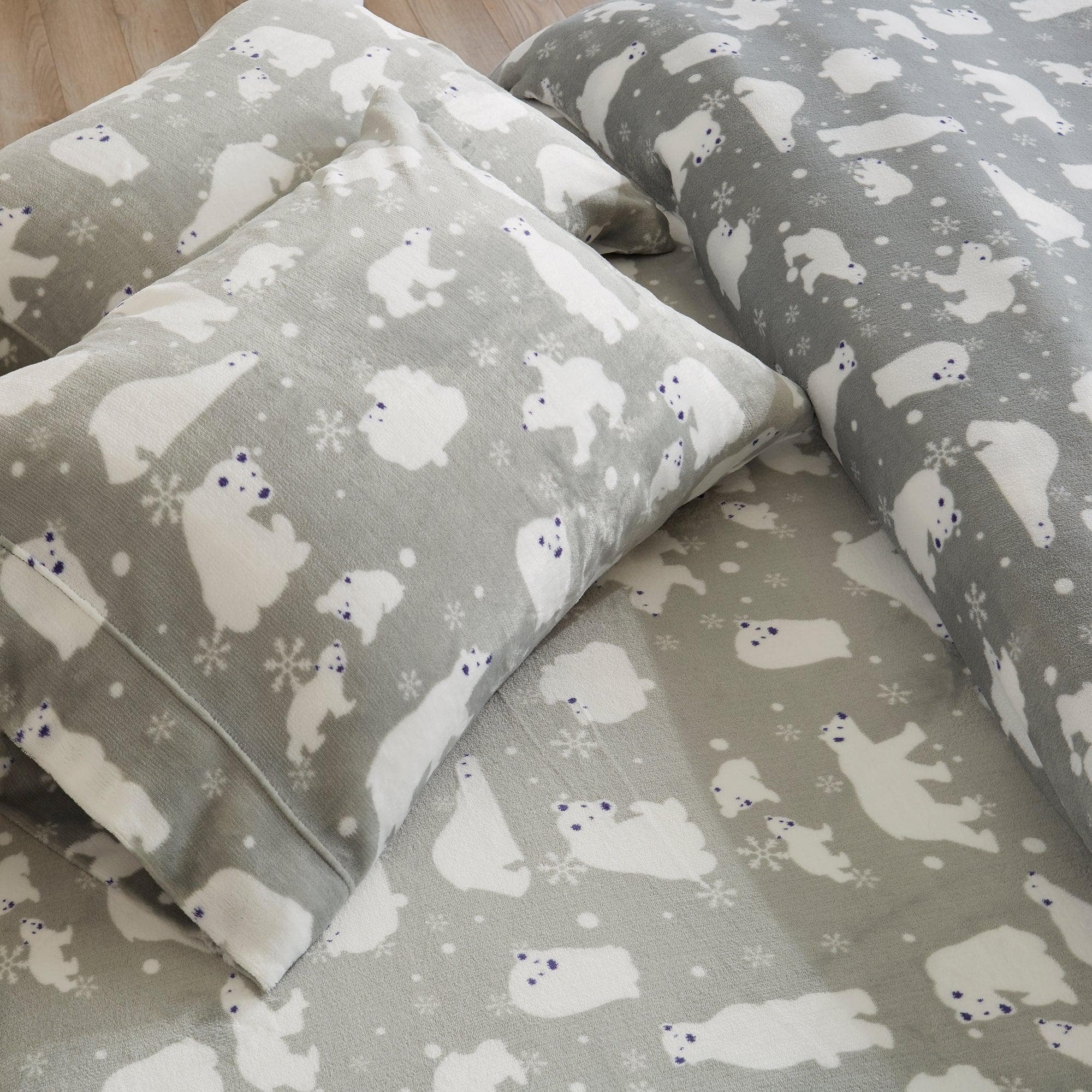Printed Plush Sheet - Velvet Luxe Collection Great Bay Home