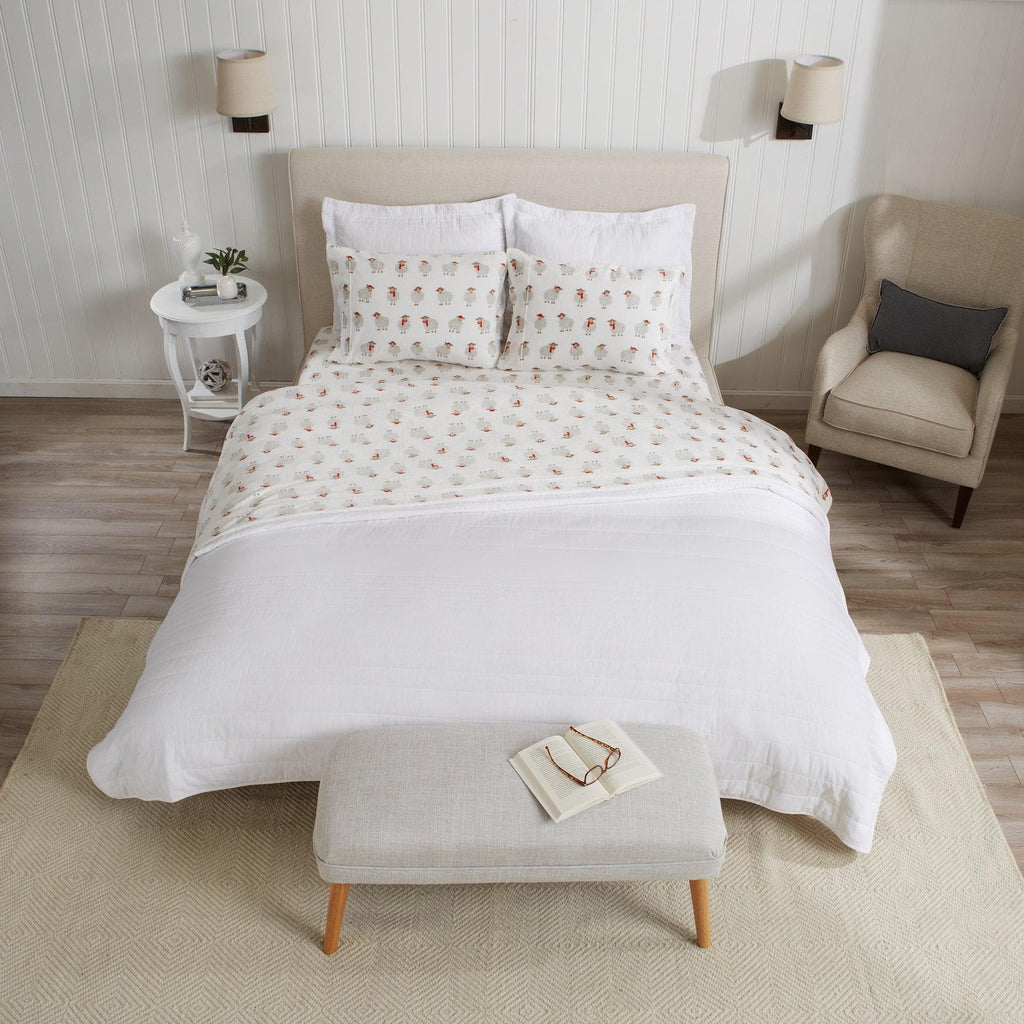 Printed Plush Sheet - Velvet Luxe Collection Great Bay Home
