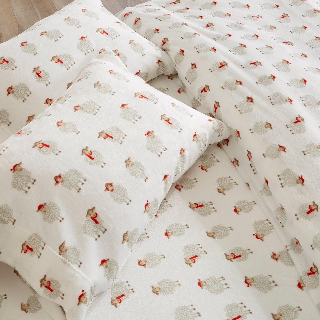 Printed Plush Sheet - Velvet Luxe Collection Great Bay Home