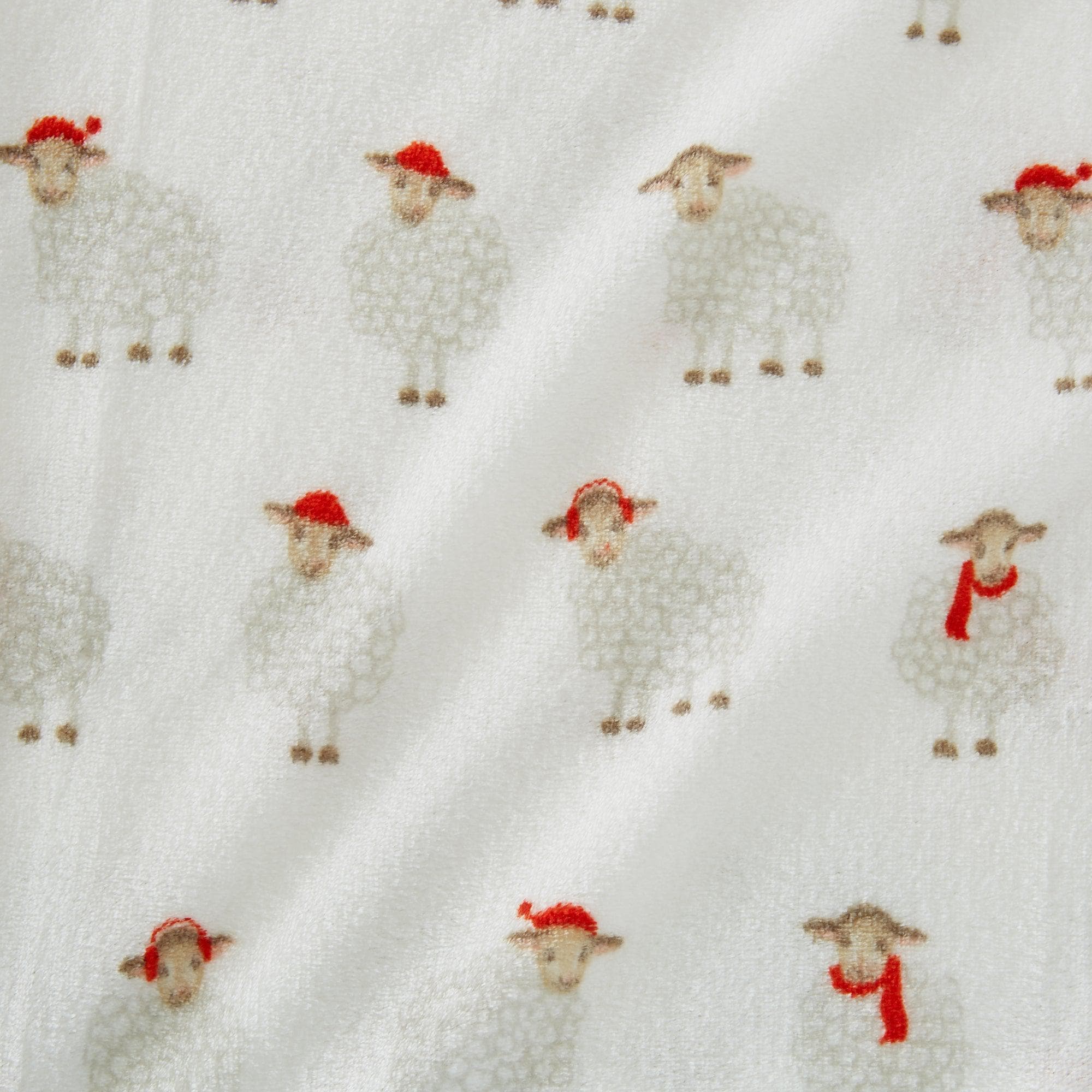Printed Plush Sheet - Velvet Luxe Collection Great Bay Home