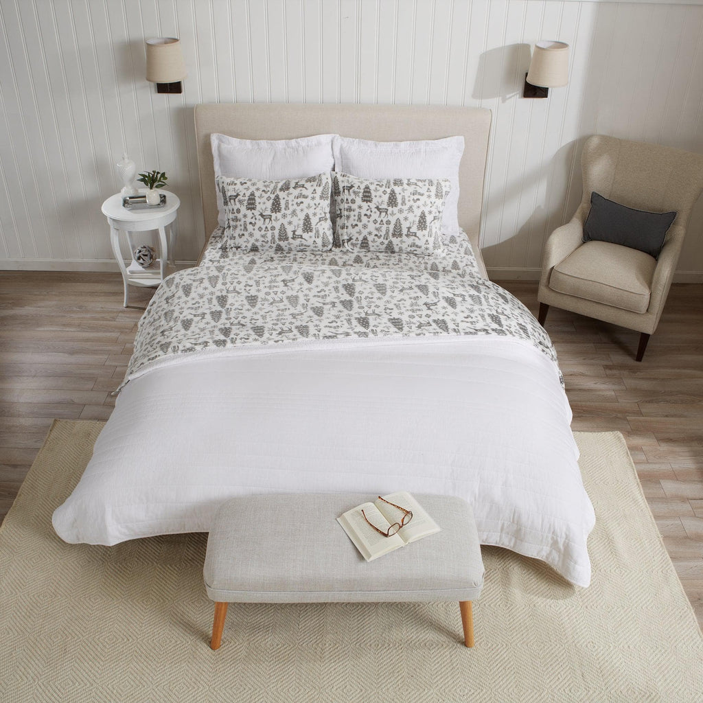 Printed Plush Sheet - Velvet Luxe Collection Great Bay Home