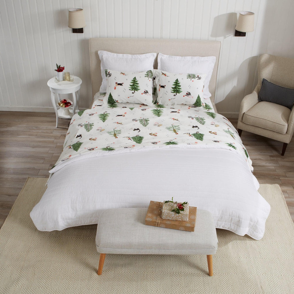 Printed Plush Sheet - Velvet Luxe Collection Great Bay Home