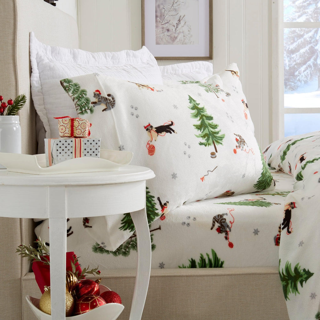 Printed Plush Sheet - Velvet Luxe Collection Great Bay Home