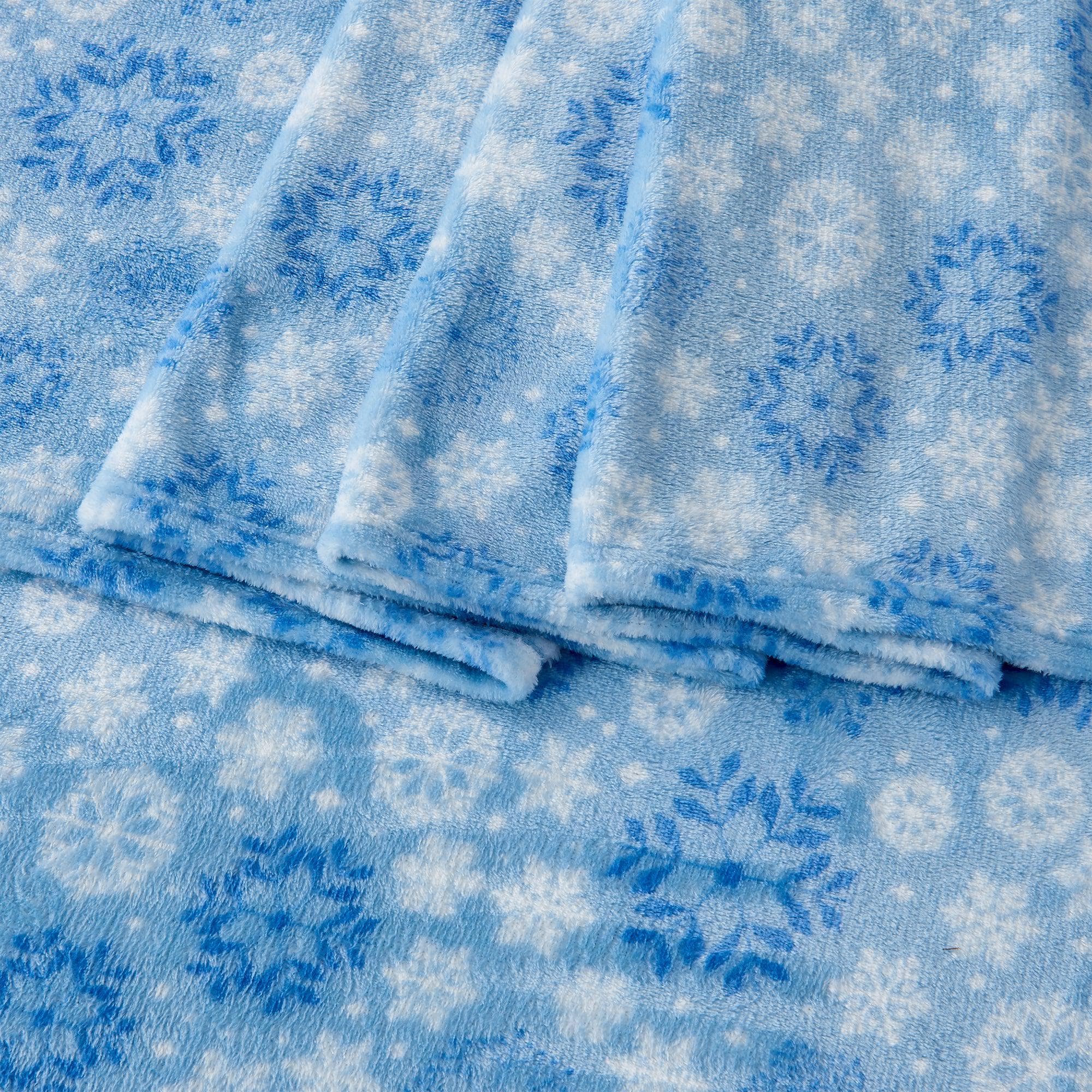 Printed Plush Sheet - Velvet Luxe Collection Great Bay Home