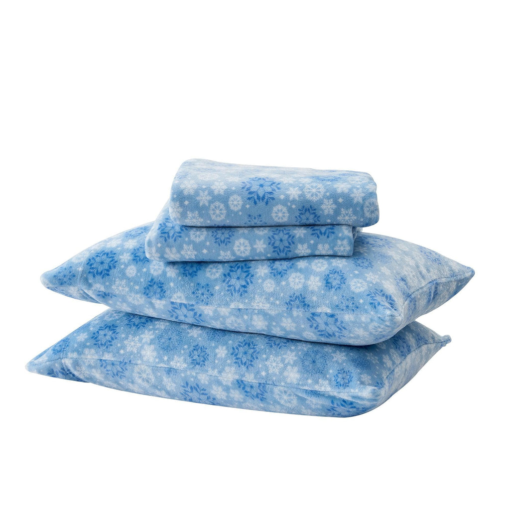 Printed Plush Sheet - Velvet Luxe Collection Great Bay Home