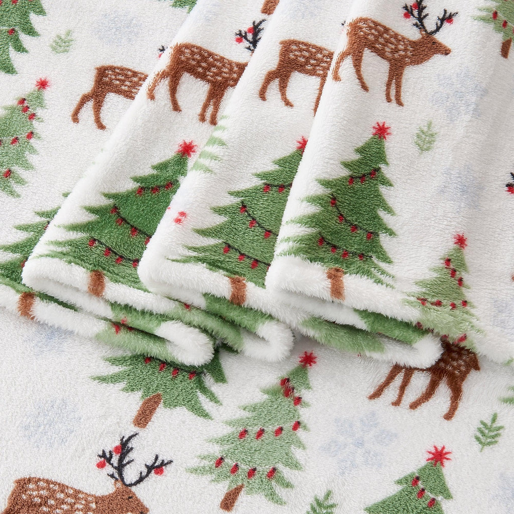 Printed Plush Sheet - Velvet Luxe Collection Great Bay Home