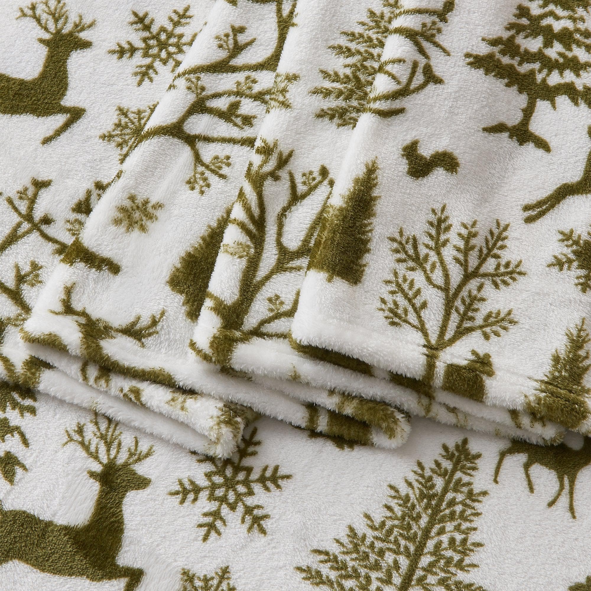 Printed Plush Sheet - Velvet Luxe Collection Great Bay Home
