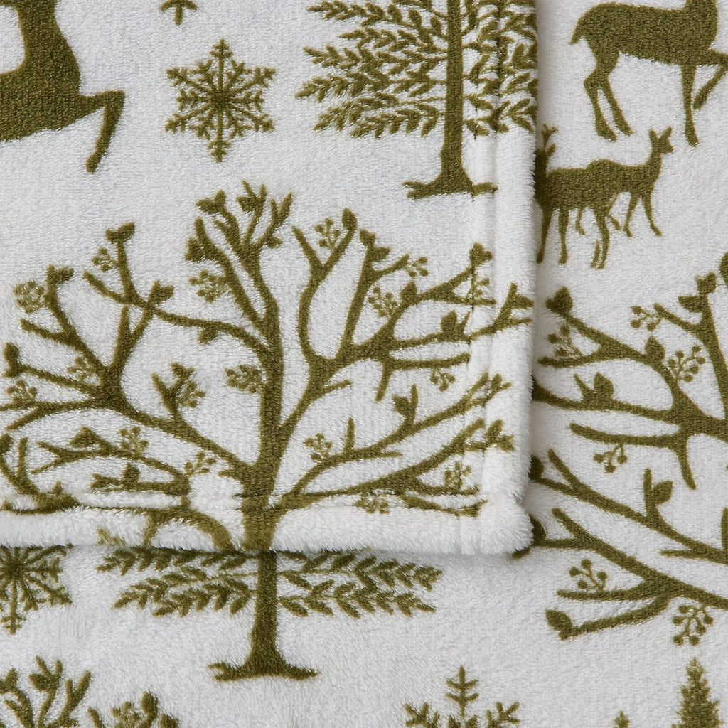 Printed Plush Sheet - Velvet Luxe Collection Great Bay Home