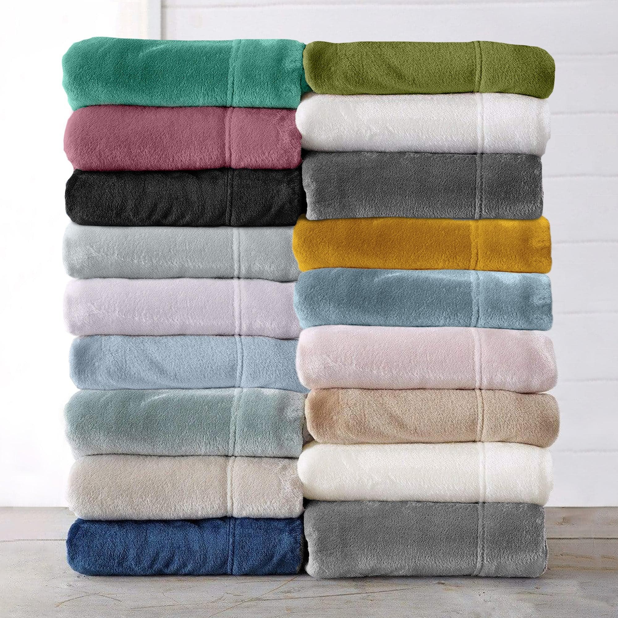 Solid Plush Sheet - Velvet Luxe Collection Great Bay Home