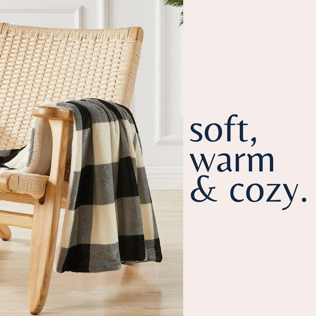 Velvet Plush Sherpa Luxury Bed Blanket - Kinsley Collection Great Bay Home