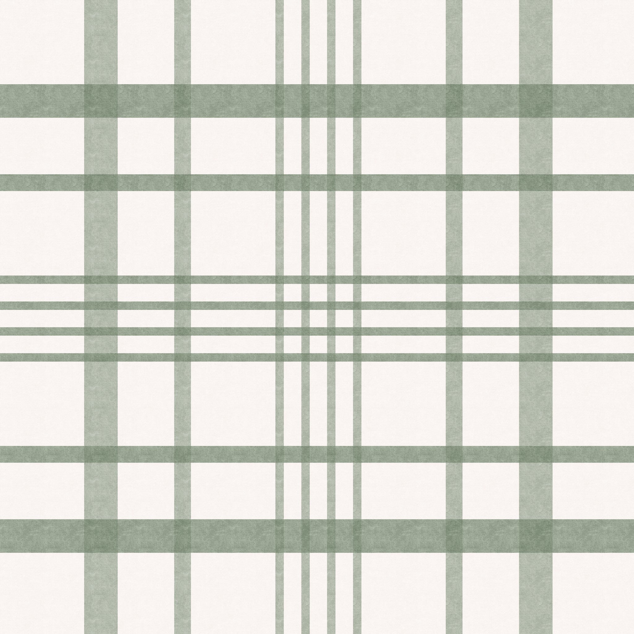 Ashford Plaid (Green) Wallpaper WALL BLUSH