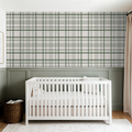 Ashford Plaid (Green) Wallpaper WALL BLUSH
