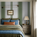 Fletcher Stripe (Green) Wallpaper WALL BLUSH