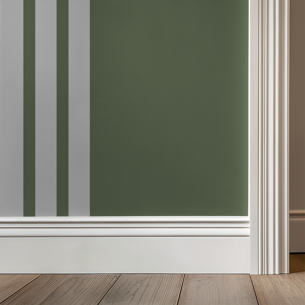 Fletcher Stripe (Green) Wallpaper WALL BLUSH