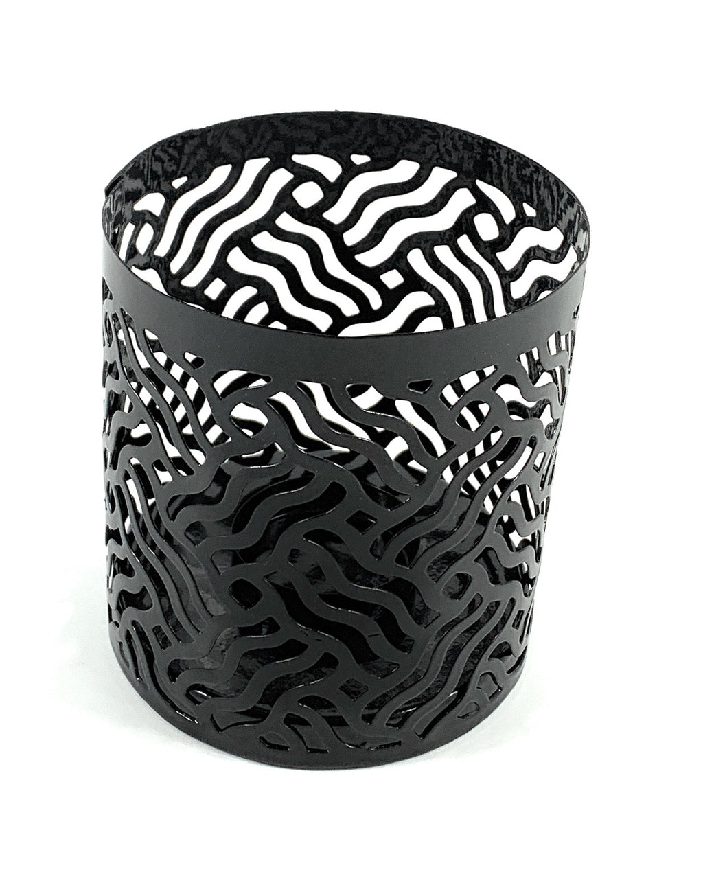 Votive Candle Holders Set of 2 Black Vibhsa