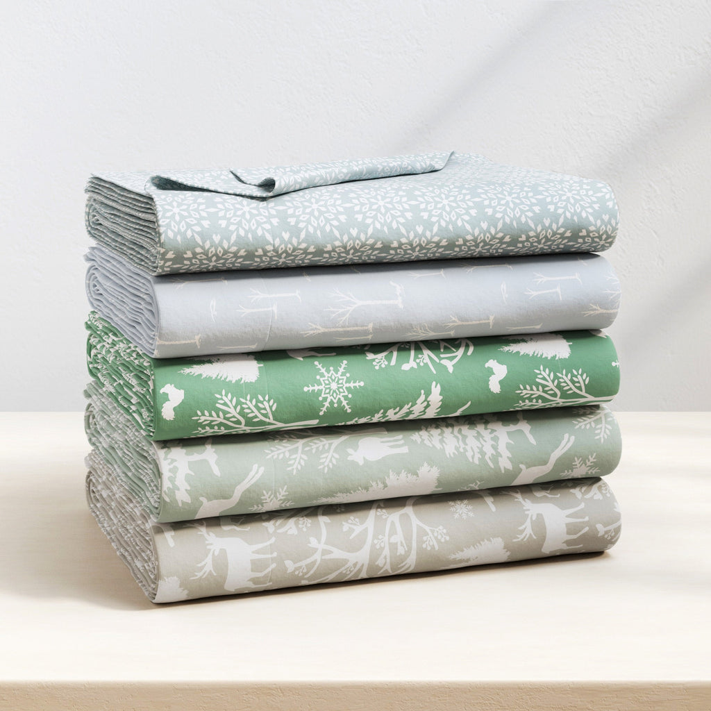 Turkish Cotton Flannel Sheet Set - Elevated Lodge Collection Great Bay Home
