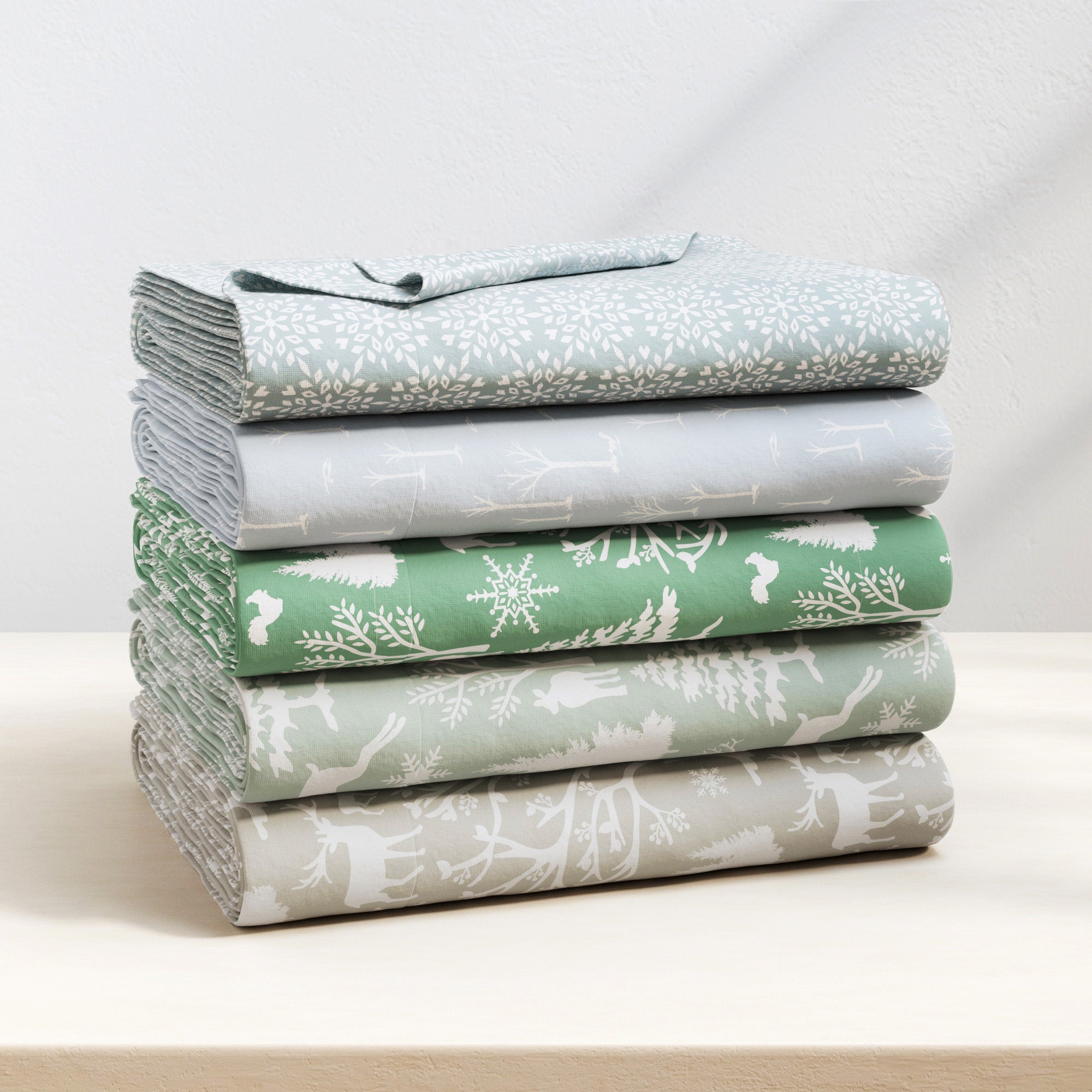 Turkish Cotton Flannel Sheet Set - Elevated Lodge Collection Great Bay Home