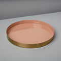 Halo Enamel Serving Tray - Small Tea + Linen