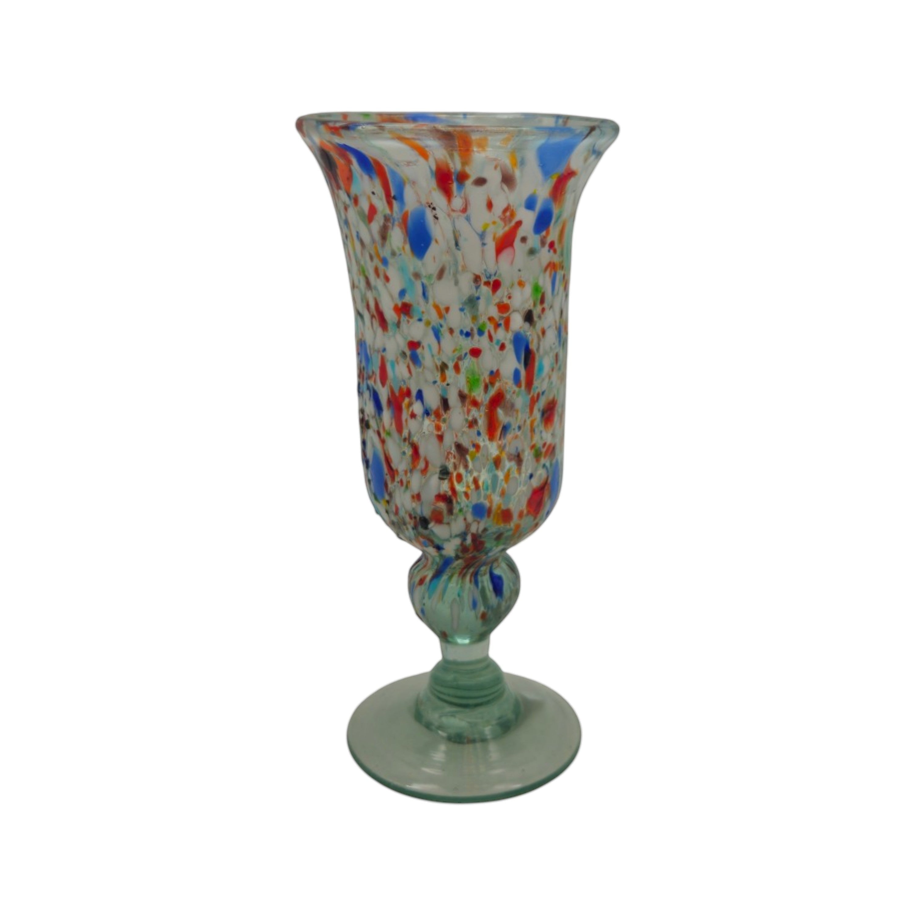 Hand-Blown Mexican Sundae Glass | Confetti Rock Design The Talavera Hub