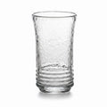 Hand-Blown Ribbed Drinking Glass Rust & Cinder