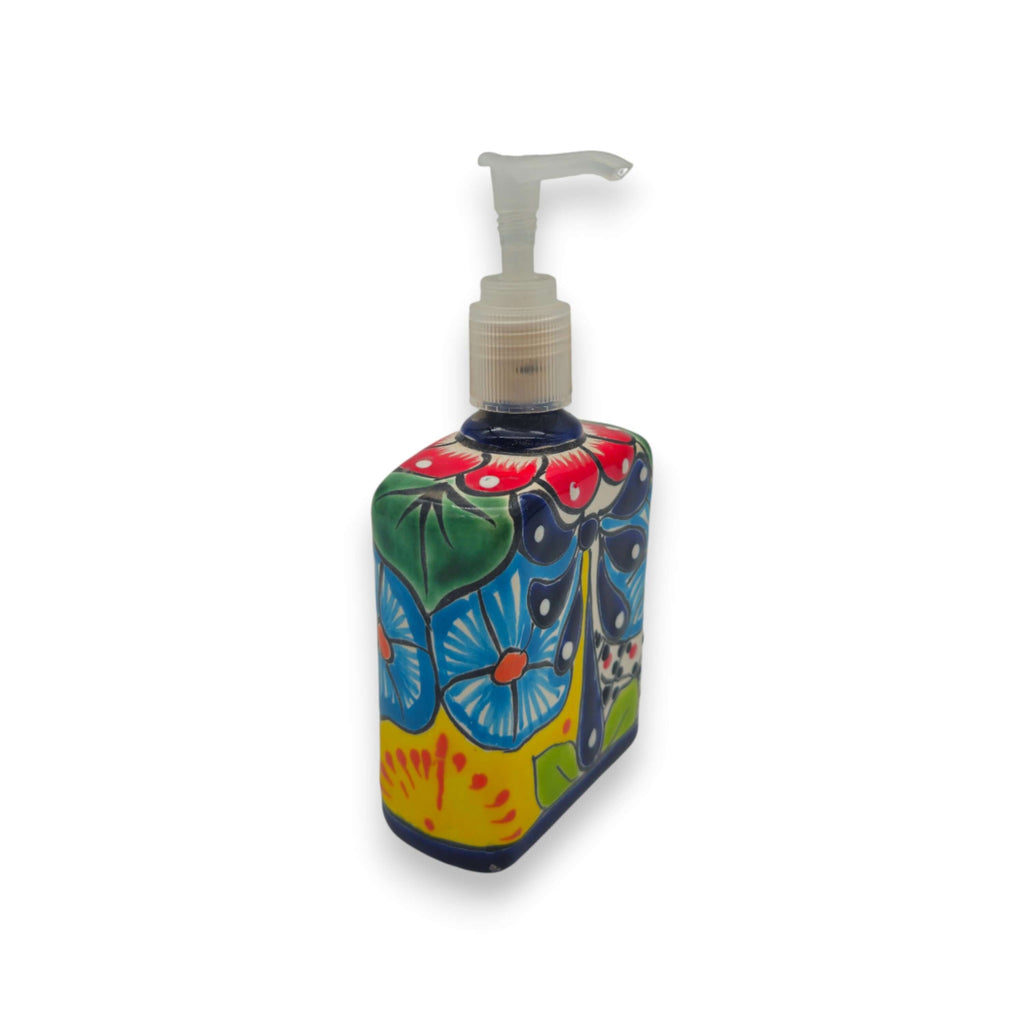 Hand-Painted Talavera Soap Pump | Colorful Ceramic Dispenser The Talavera Hub