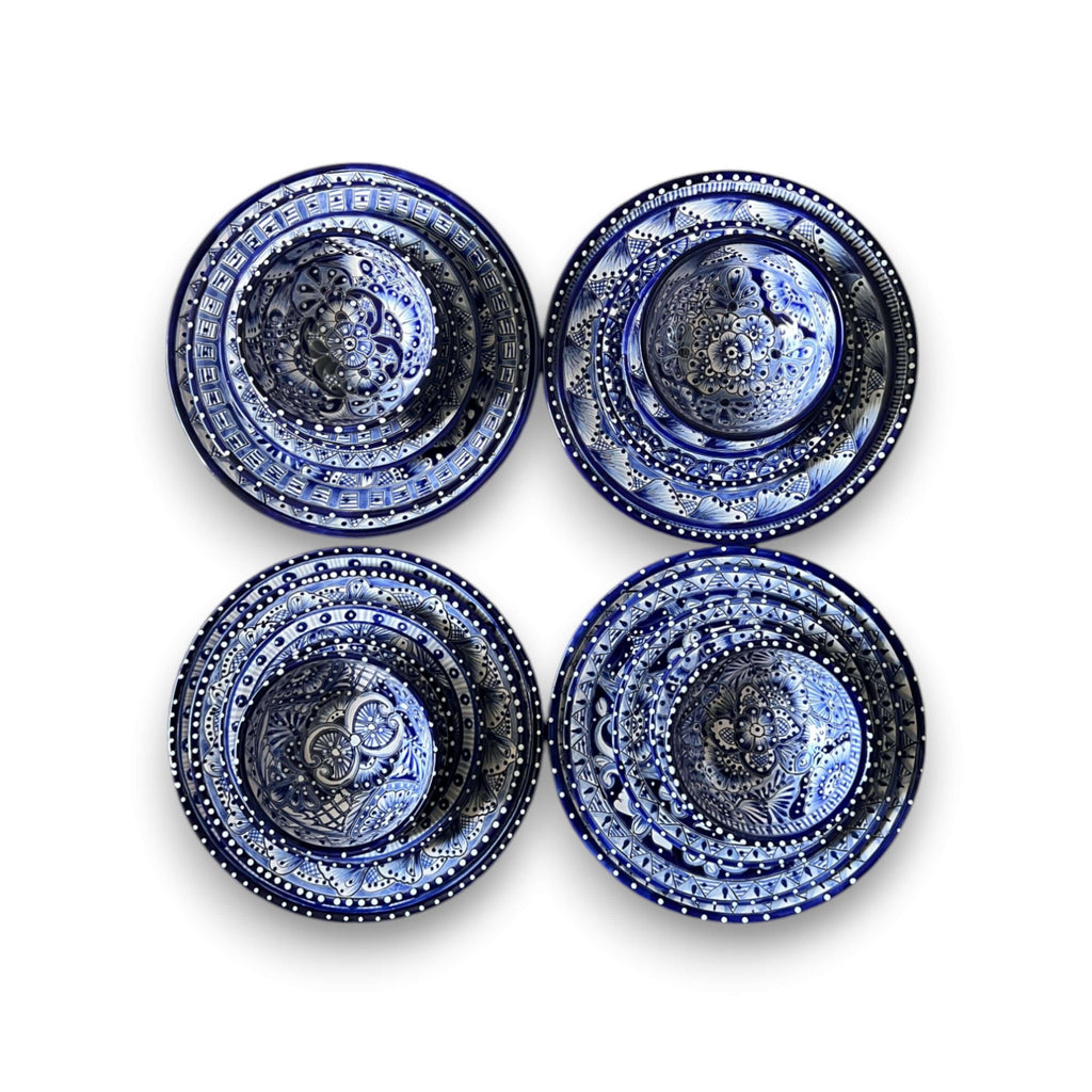 30-Piece Talavera Dinnerware Set | Blue & White Tableware for 6 The Talavera Hub
