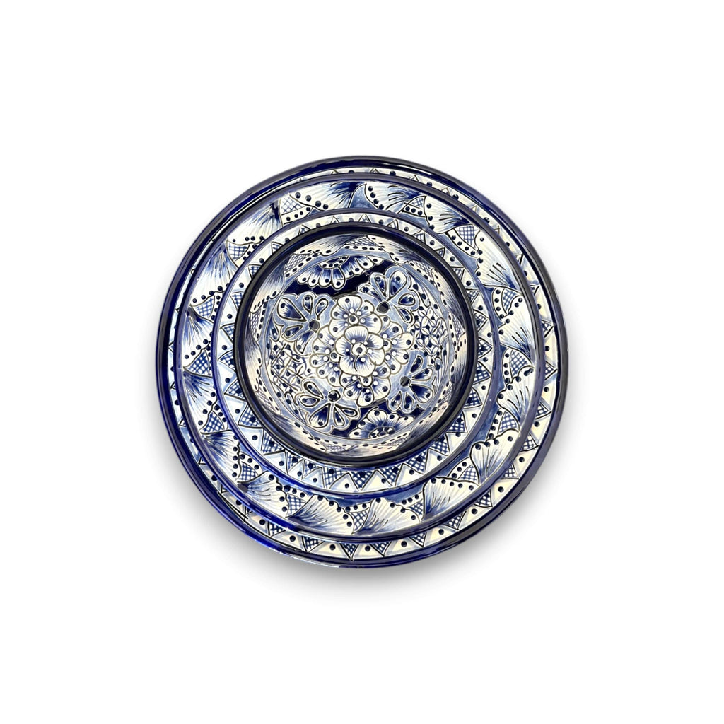 Talavera Dinnerware Set | 20-Piece Blue & White Tableware for 4 The Talavera Hub