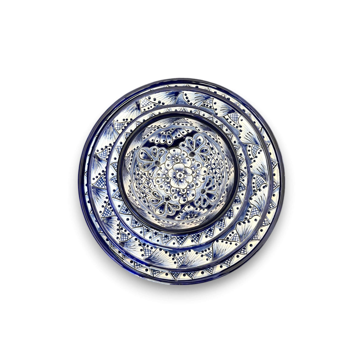 Talavera Dinnerware Set | 20-Piece Blue & White Tableware for 4 The Talavera Hub