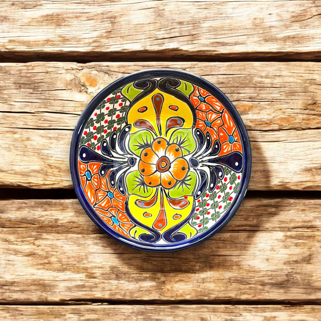 7.5" Talavera Soup Bowl | Handmade Mexican Dinnerware The Talavera Hub