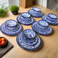30-Piece Talavera Dinnerware Set | Blue & White Tableware for 6 The Talavera Hub