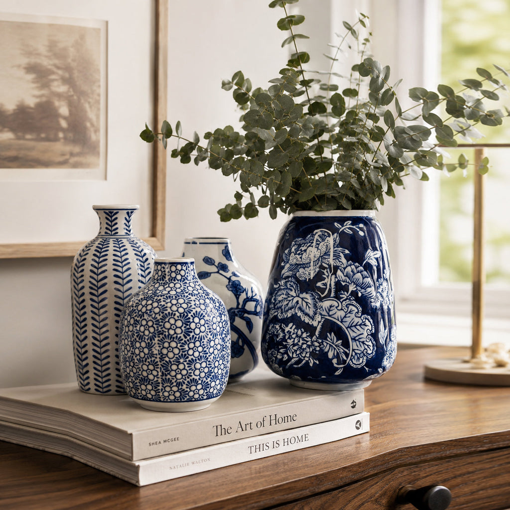Samira Blue Vases Gia Roma