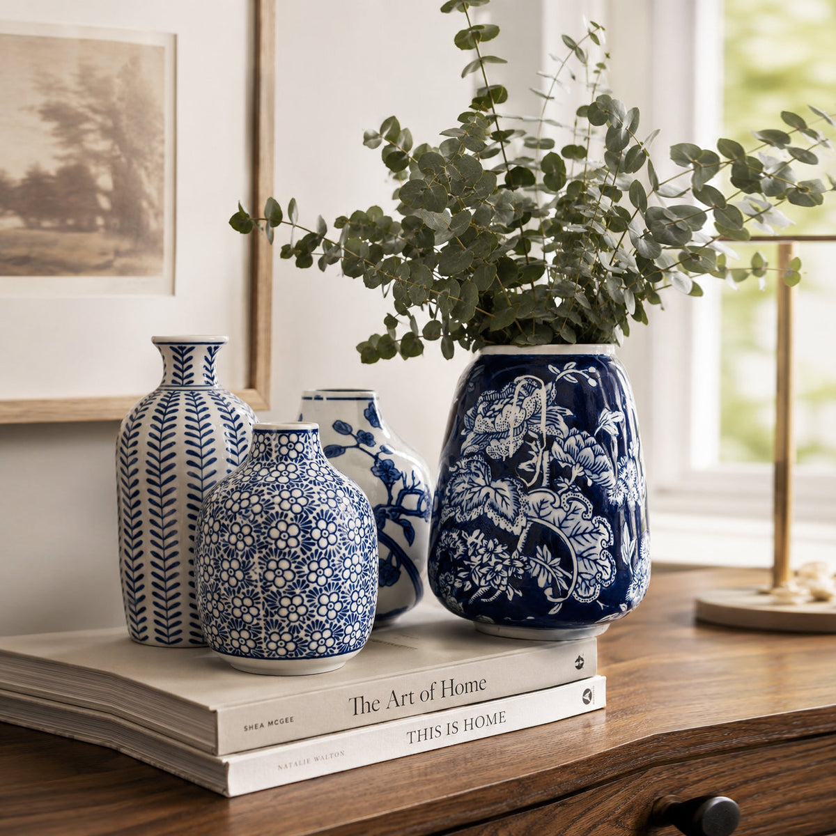 Samira Blue Vases Gia Roma