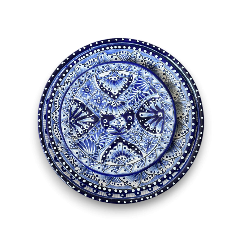 Talavera Dinnerware Set | 20-Piece Blue & White Tableware for 4 The Talavera Hub