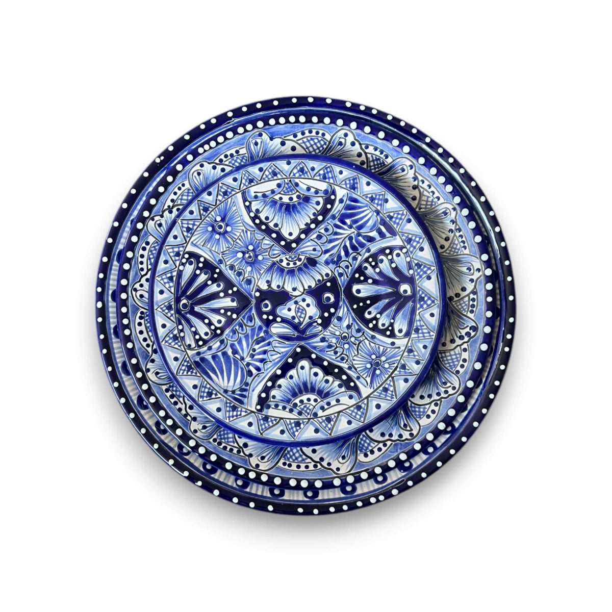 Talavera Dinnerware Set | 20-Piece Blue & White Tableware for 4 The Talavera Hub
