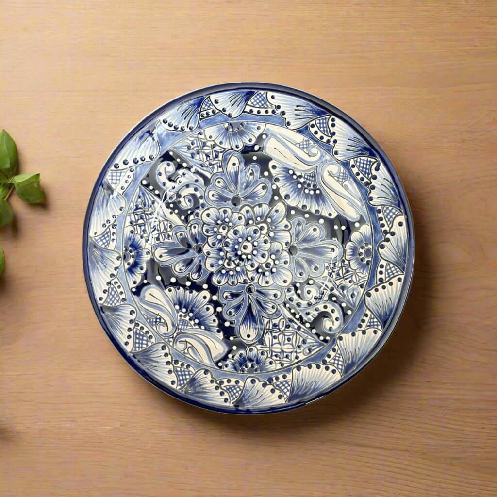 30-Piece Talavera Dinnerware Set | Blue & White Tableware for 6 The Talavera Hub