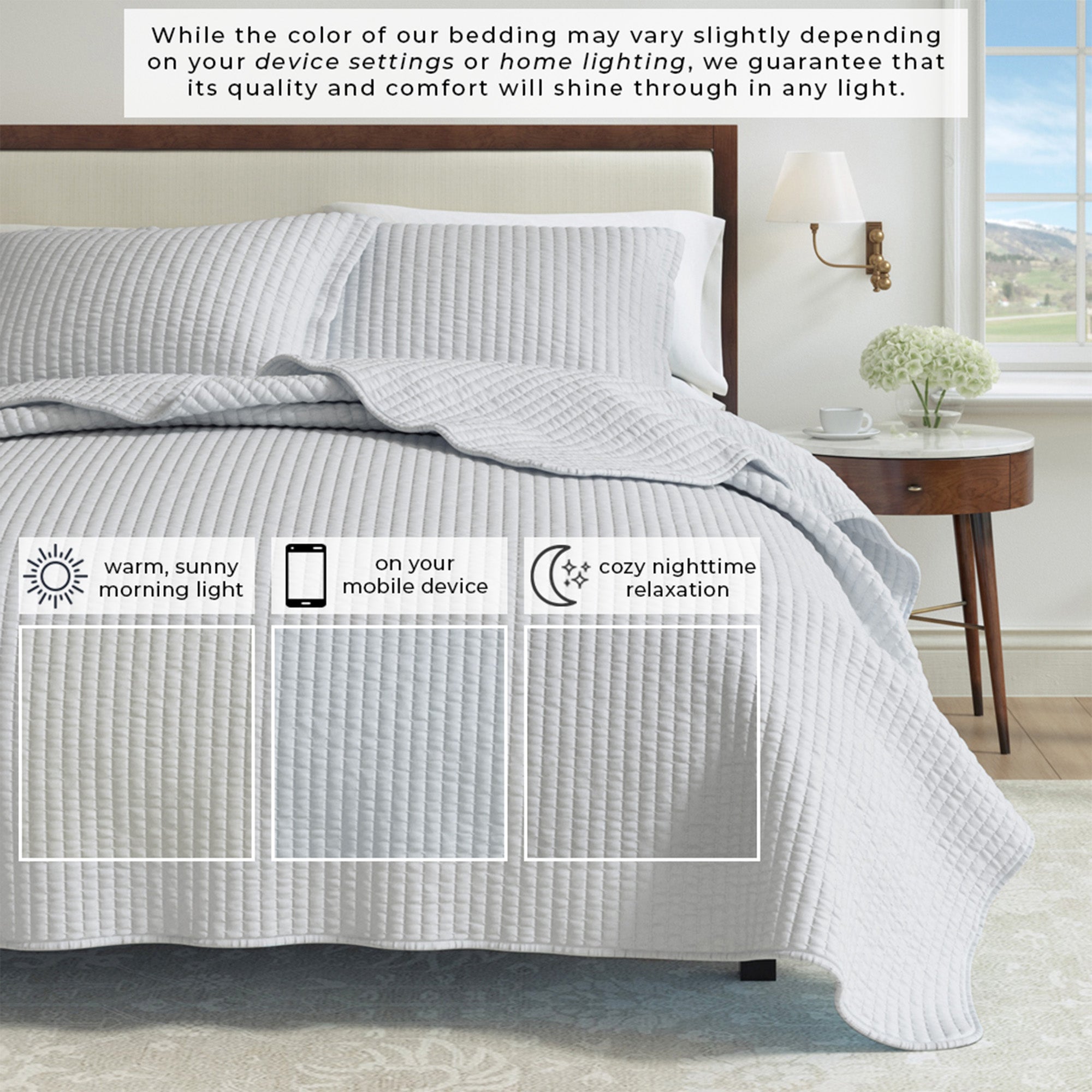 Solid Quilt - Alicia Collection Great Bay Home