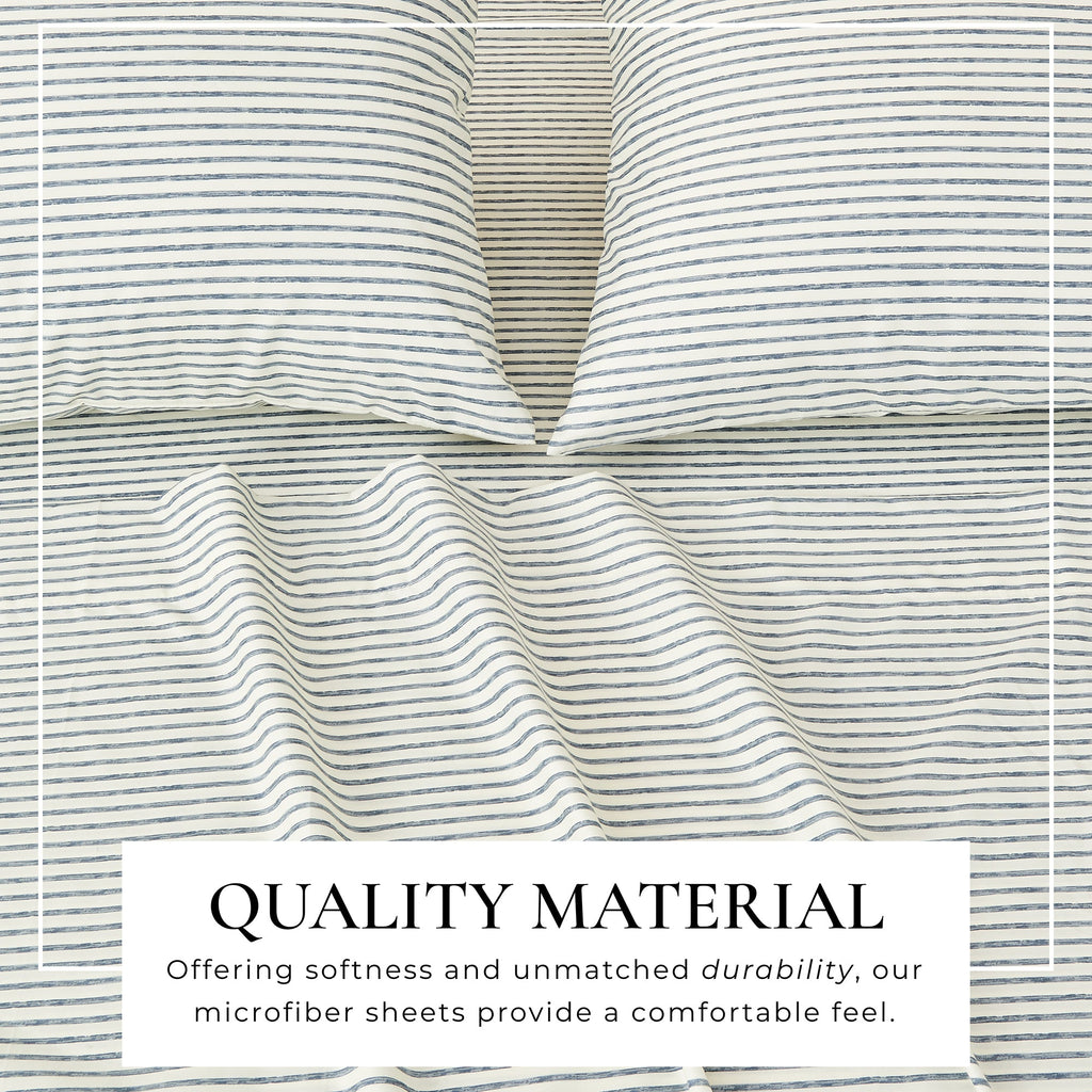Striped Sheet Set - Evette Collection Great Bay Home