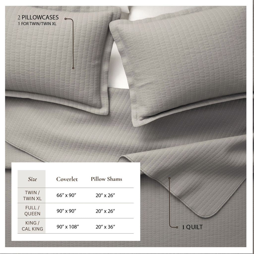 Solid Quilt - Alicia Collection Great Bay Home