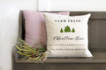 Farm Fresh Christmas Trees- pillow cover #17 — Fits 18x18 Insert Cotton and Crate