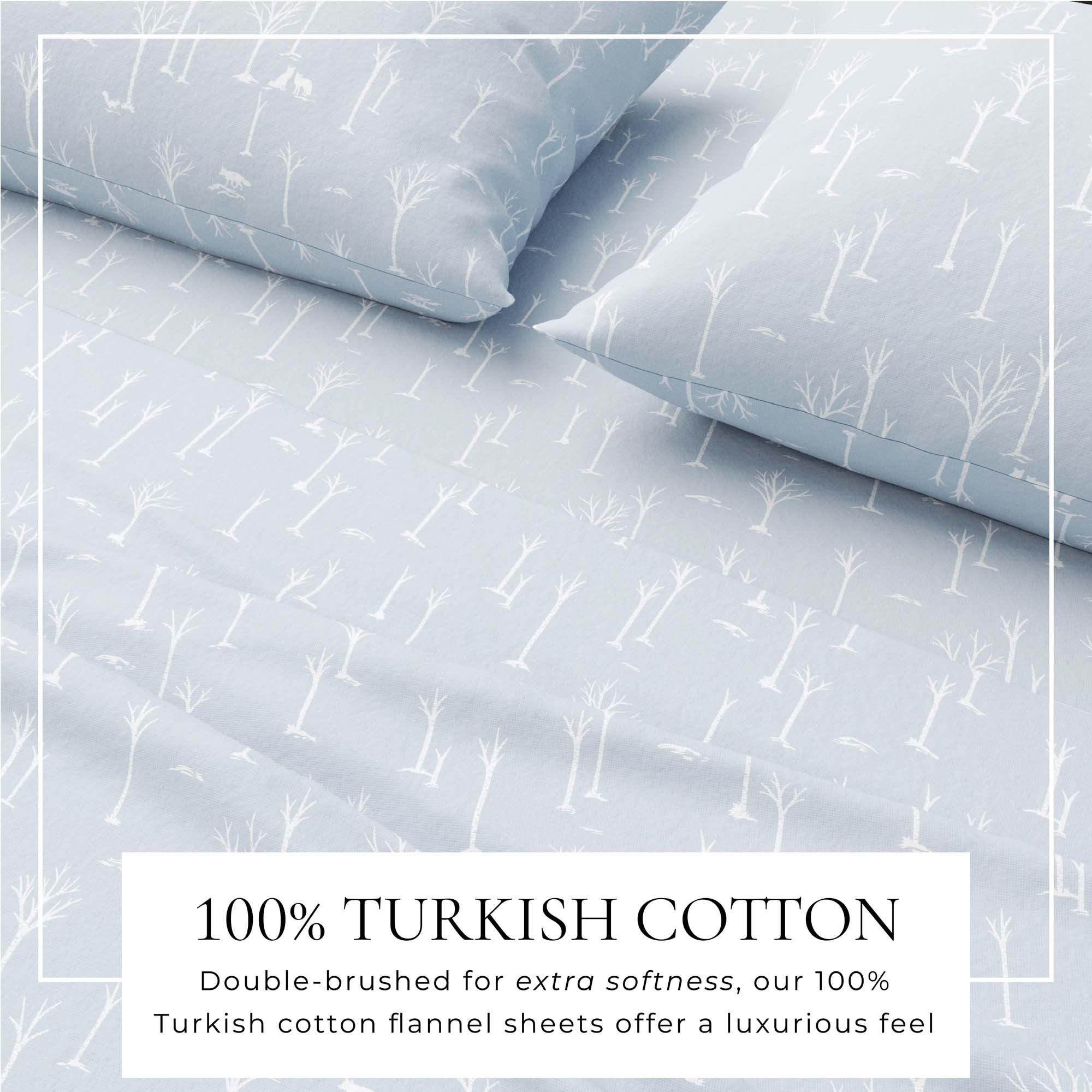 Turkish Cotton Flannel Sheet Set - Elevated Lodge Collection Great Bay Home