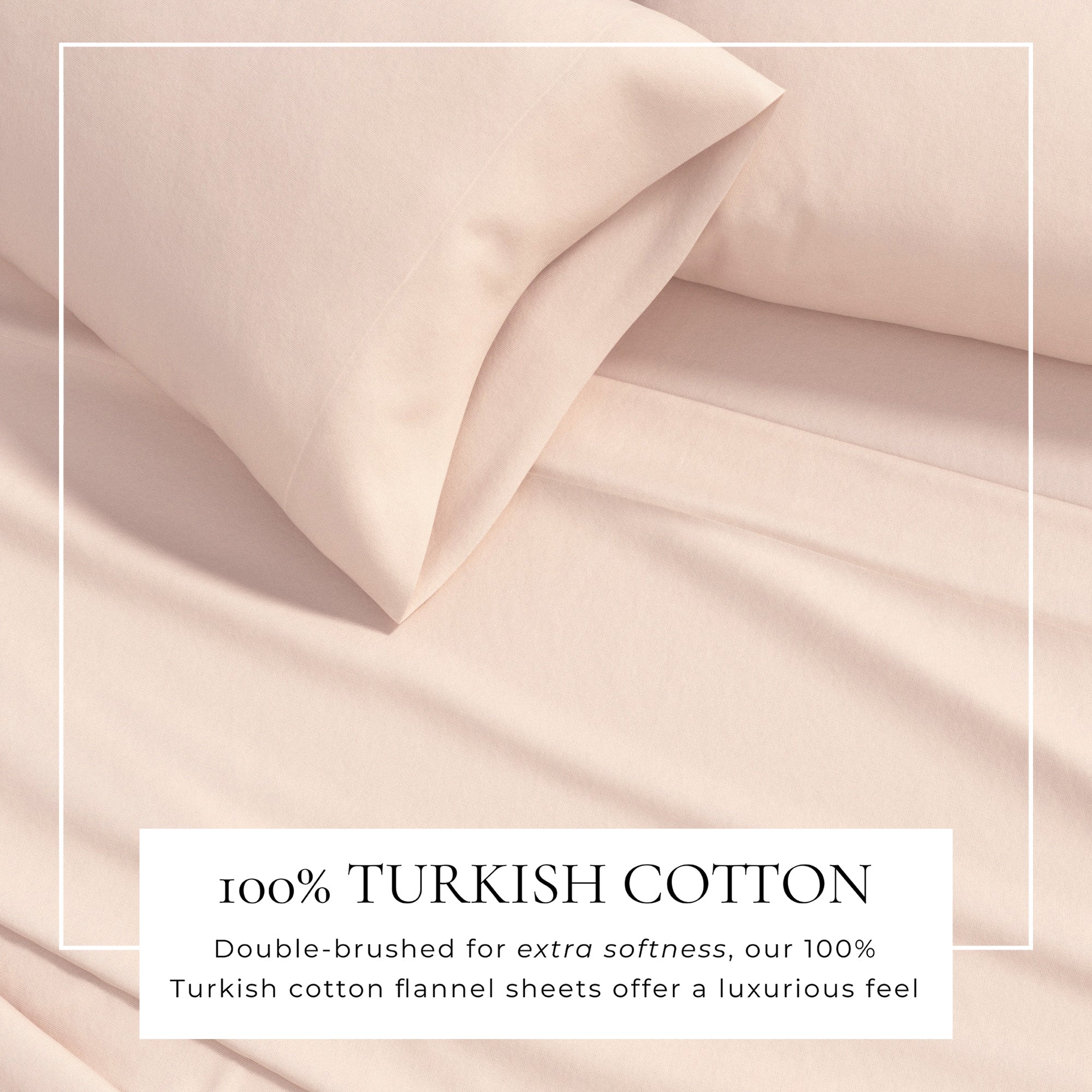 Cotton Solid Flannel Sheet - Nordic Collection Great Bay Home