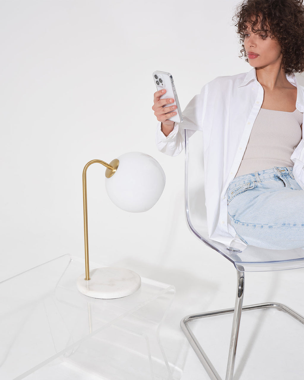 Krystal Table Lamp Brightech