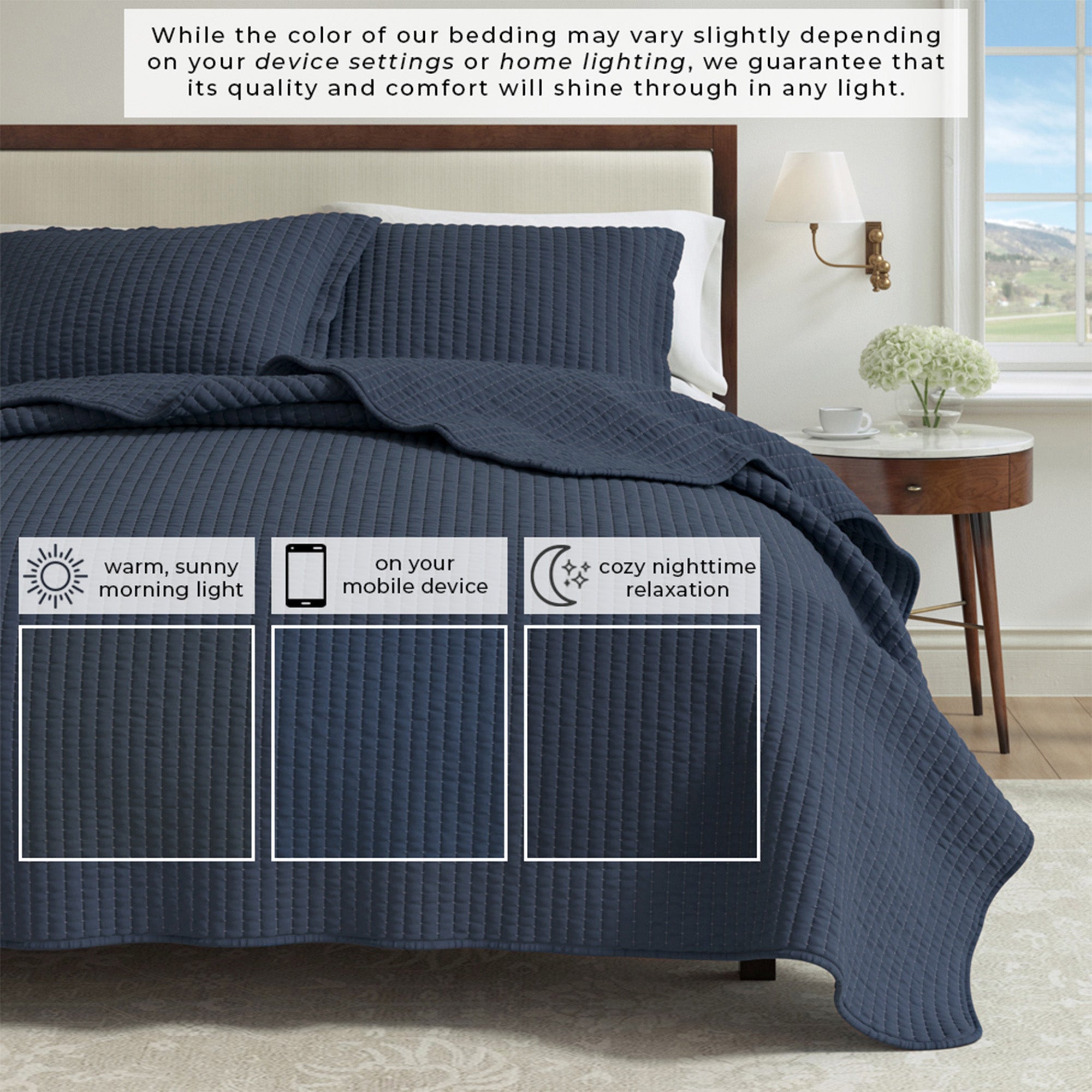 Solid Quilt - Alicia Collection Great Bay Home