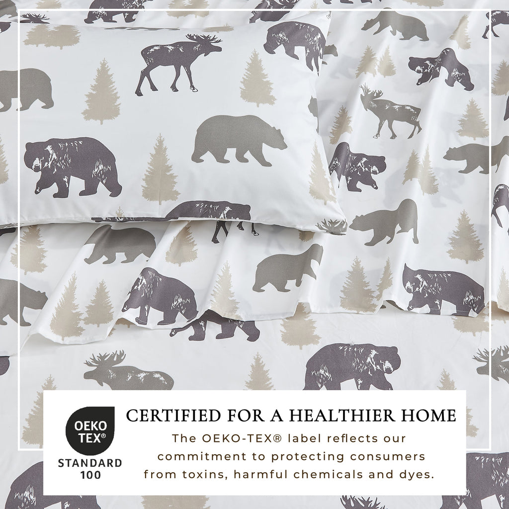 Lodge Printed Sheet Set - Mountain Ridge Collection Great Bay Home