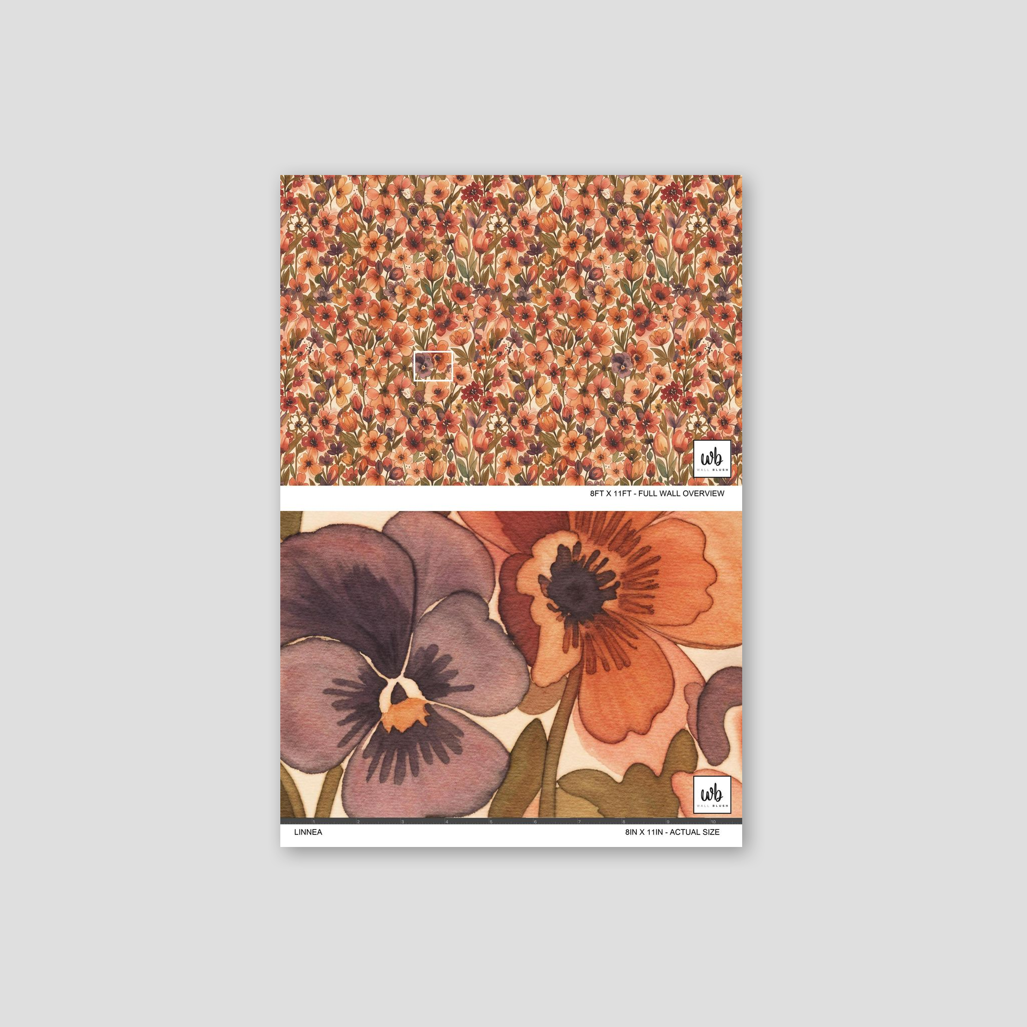 Linnea Wallpaper WALL BLUSH