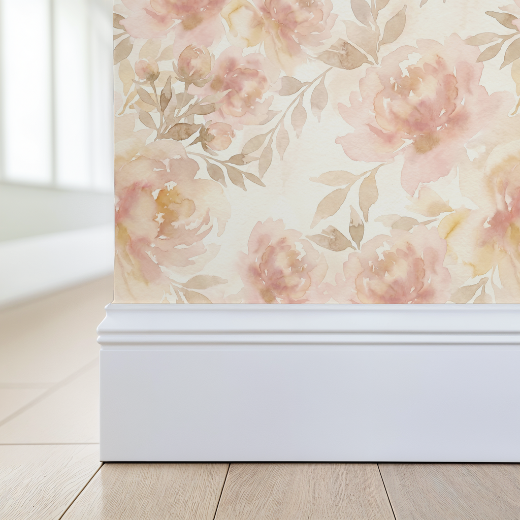 Mabel Floral Wallpaper WALL BLUSH