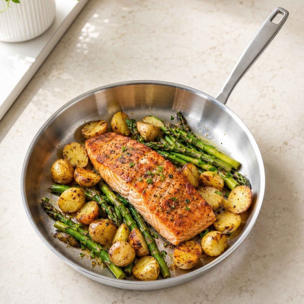 5-Ply Stainless Steel Frying Pan Alva Cookware