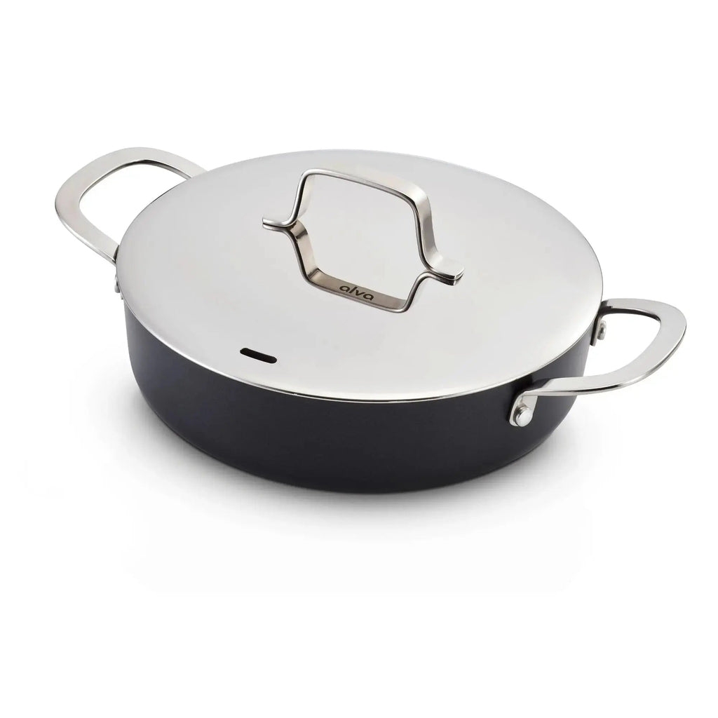 Ceramic Nonstick Sauté Pan with Lid, 3.5-Qt Alva Cookware